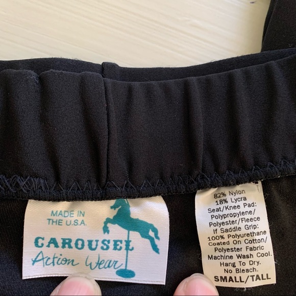Horse Riding Carousel Action wear padded legging pants, women, Size Small/Tall - Picture 6 of 7